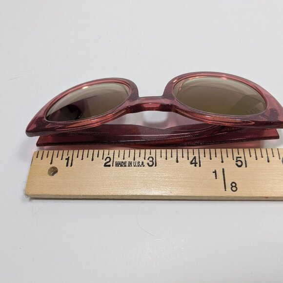 Diff Eyewear Pink Glitter Luna Polarized Sunglasses Oversized Large Modern - Picture 10 of 11